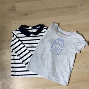 Lot of 2 toddler shirts